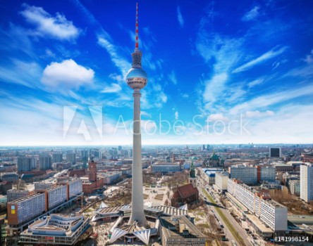 Picture of panoramic view of berlin skyline